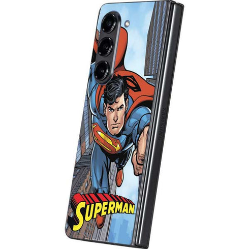 DC Comics Superman Flying Pose Galaxy Z Fold5 5G Skin