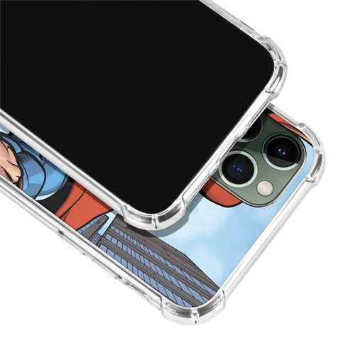 DC Comics Superman Flying Pose iPhone 11 Pro Max Clear Case