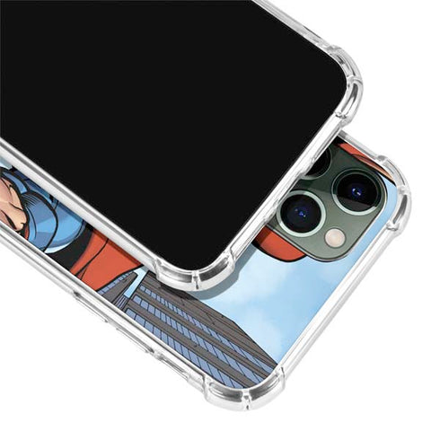 DC Comics Superman Flying Pose iPhone 12 Pro Clear Case