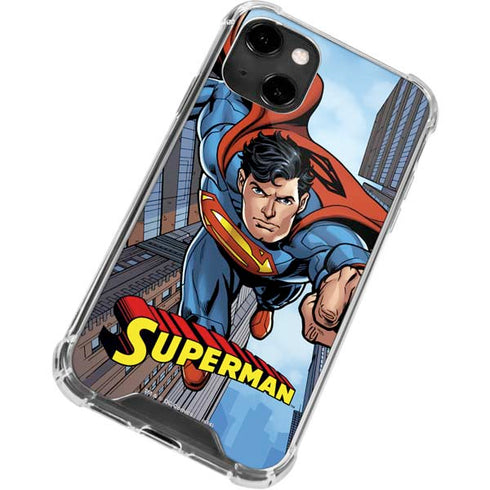 DC Comics Superman Flying Pose iPhone 13 Clear Case