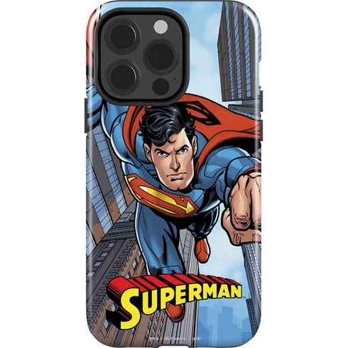 DC Comics Superman Flying Pose iPhone 15 Pro Impact Case