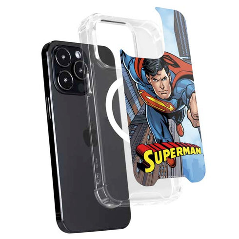 DC Comics Superman Flying Pose iPhone 15 Pro Max MagSafe Case