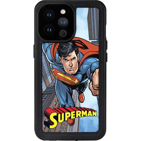 DC Comics Superman Flying Pose iPhone 14 Pro Max Waterproof Case