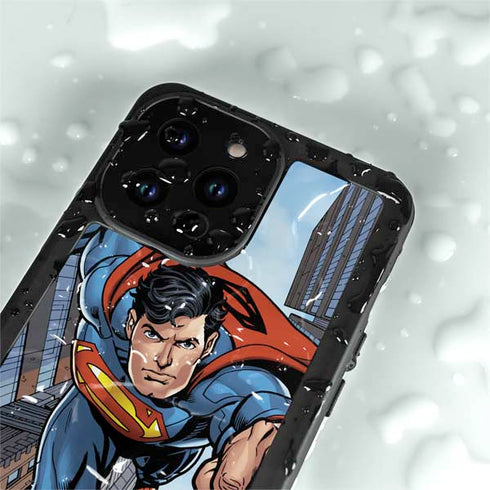 DC Comics Superman Flying Pose iPhone 14 Pro Waterproof Case