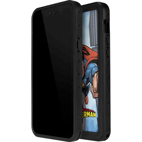 DC Comics Superman Flying Pose iPhone 15 Plus Waterproof Case