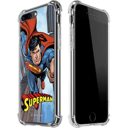 DC Comics Superman Flying Pose iPhone 7/8 Plus Clear Case