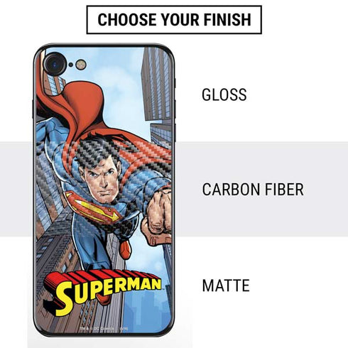 DC Comics Superman Flying Pose iPhone SE (2nd & 3rd Gen) Skin