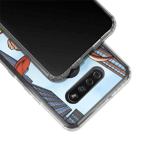 DC Comics Superman Flying Pose LG K51/Q51 Clear Case