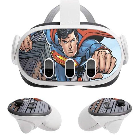DC Comics Superman Flying Pose Meta Quest 3 Skin