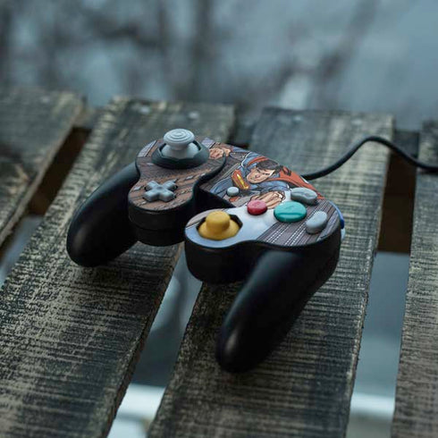 DC Comics Superman Flying Pose Nintendo GameCube Controller Skin