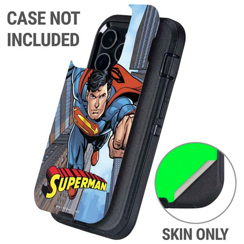 DC Comics Superman Flying Pose Otterbox Defender iPhone Skin
