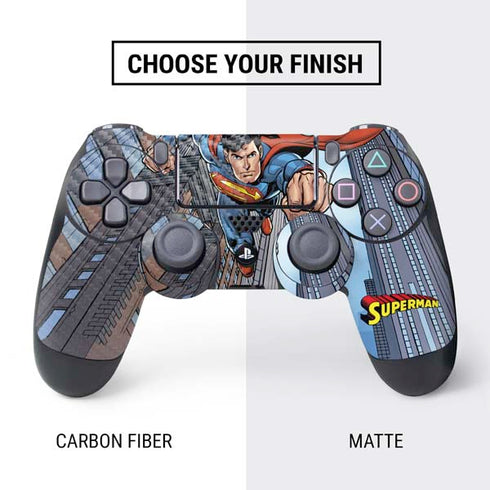 DC Comics Superman Flying Pose PS4 Controller Skin