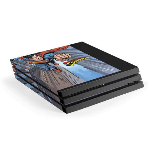 DC Comics Superman Flying Pose PS4 Pro Console Skin