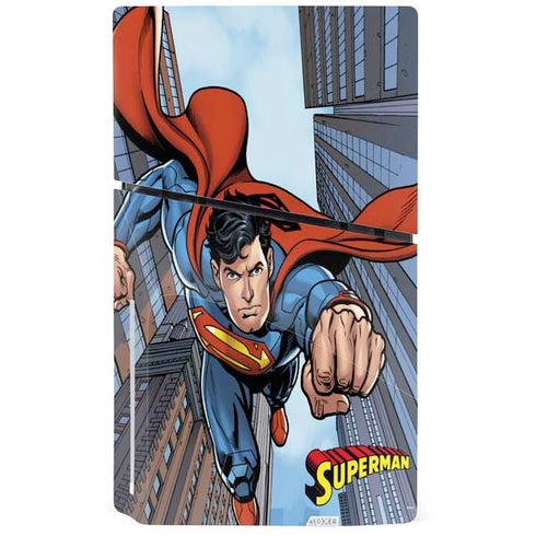 DC Comics Superman Flying Pose PS5 Slim Disk Console Skin
