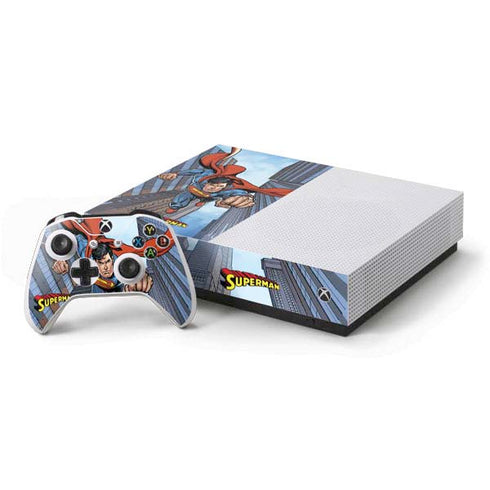 DC Comics Superman Flying Pose Xbox One S All-Digital Edition Bundle Skin