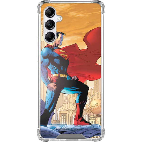 DC Comics Superman For Tomorrow Cover Art by Jim Lee Galaxy A15 5G Clear Case