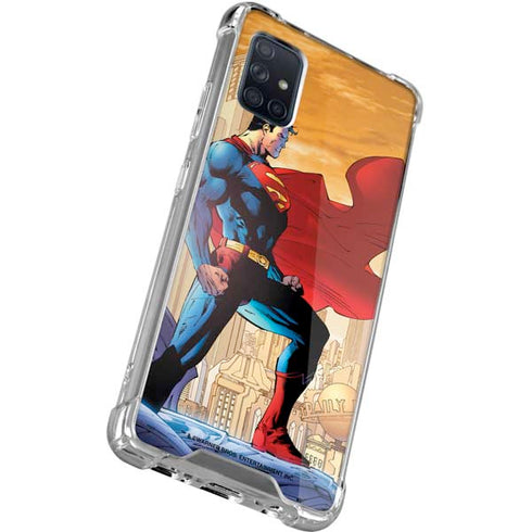DC Comics Superman For Tomorrow Cover Art by Jim Lee Galaxy A51 5G Clear Case