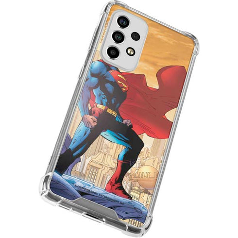 DC Comics Superman For Tomorrow Cover Art by Jim Lee Galaxy A53 5G Clear Case