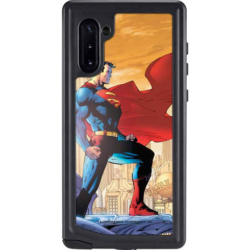 DC Comics Superman For Tomorrow Cover Art by Jim Lee Galaxy Note 10 Waterproof Case