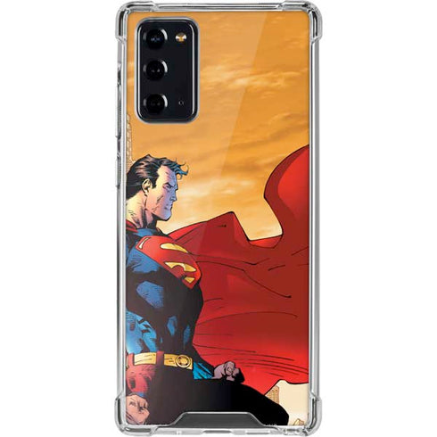 DC Comics Superman For Tomorrow Cover Art by Jim Lee Galaxy Note20 5G Clear Case