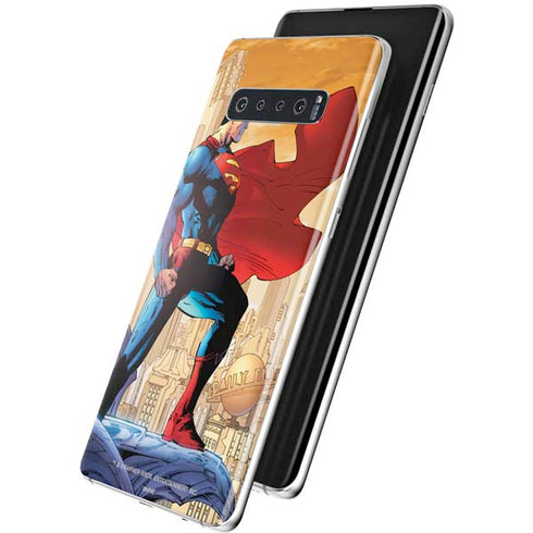 DC Comics Superman For Tomorrow Cover Art by Jim Lee Galaxy S10 Plus Skin