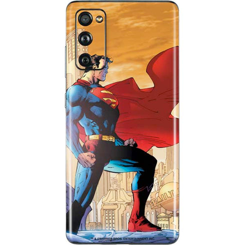 DC Comics Superman For Tomorrow Cover Art by Jim Lee Galaxy S20 Fan Edition Skin