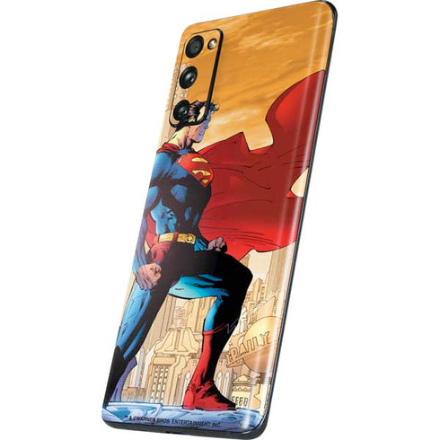 DC Comics Superman For Tomorrow Cover Art by Jim Lee Galaxy S20 Fan Edition Skin