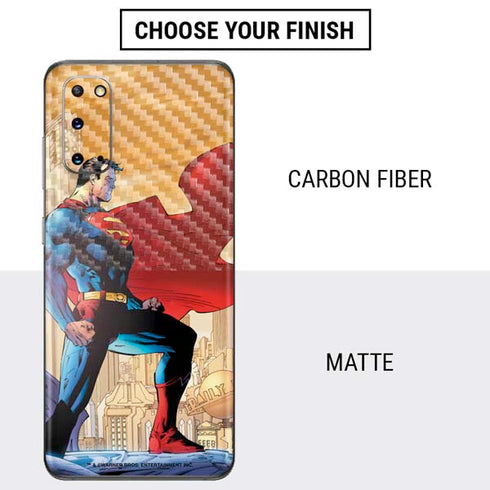 DC Comics Superman For Tomorrow Cover Art by Jim Lee Galaxy S20 Skin
