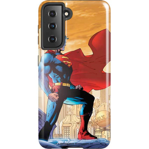 DC Comics Superman For Tomorrow Cover Art by Jim Lee Galaxy S21 5G Pro Case