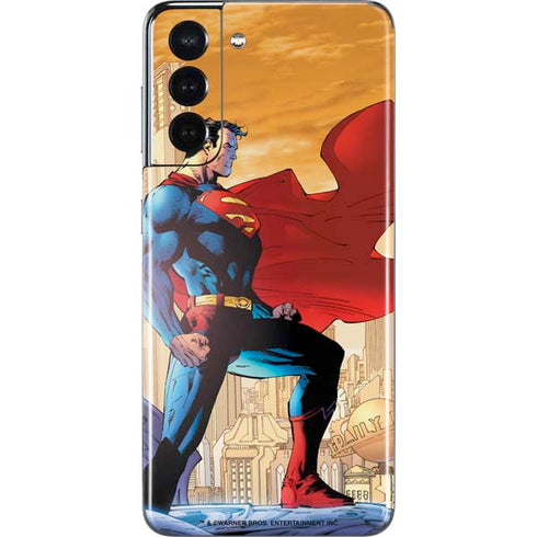 DC Comics Superman For Tomorrow Cover Art by Jim Lee Galaxy S21 5G Skin