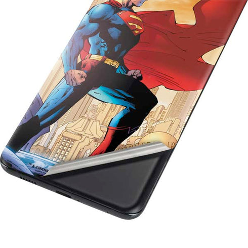 DC Comics Superman For Tomorrow Cover Art by Jim Lee Galaxy S21 5G Skin