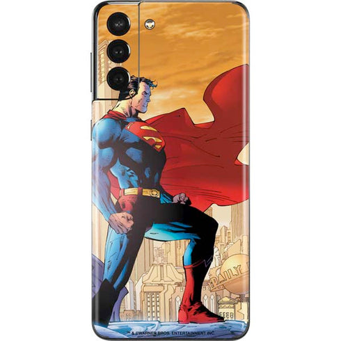 DC Comics Superman For Tomorrow Cover Art by Jim Lee Galaxy S21 Plus 5G Skin