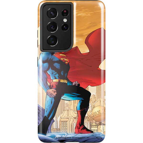 DC Comics Superman For Tomorrow Cover Art by Jim Lee Galaxy S21 Ultra 5G Pro Case