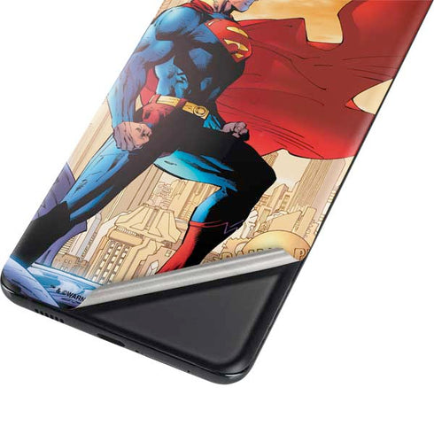 DC Comics Superman For Tomorrow Cover Art by Jim Lee Galaxy S21 Ultra 5G Skin