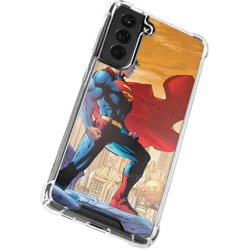DC Comics Superman For Tomorrow Cover Art by Jim Lee Galaxy S22 Plus Clear Case