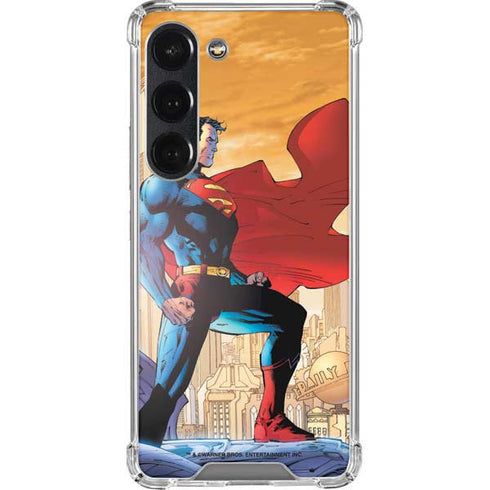 DC Comics Superman For Tomorrow Cover Art by Jim Lee Galaxy S23 Clear Case