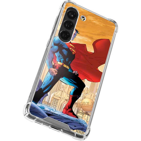 DC Comics Superman For Tomorrow Cover Art by Jim Lee Galaxy S23 Clear Case