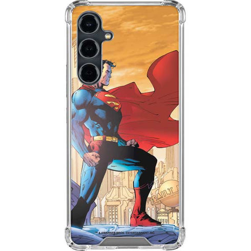 DC Comics Superman For Tomorrow Cover Art by Jim Lee Galaxy S23 FE Clear Case