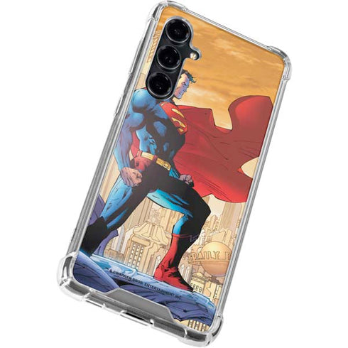 DC Comics Superman For Tomorrow Cover Art by Jim Lee Galaxy S23 FE Clear Case