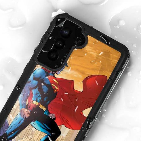 DC Comics Superman For Tomorrow Cover Art by Jim Lee Galaxy S23 Plus Waterproof Case