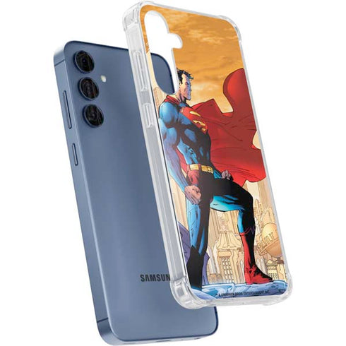 DC Comics Superman For Tomorrow Cover Art by Jim Lee Galaxy S24 Clear Case
