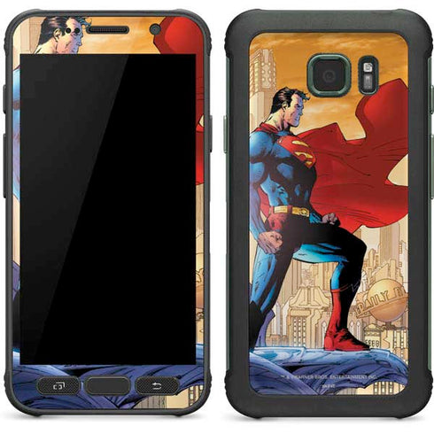 DC Comics Superman For Tomorrow Cover Art by Jim Lee Galaxy S7 Active Skin