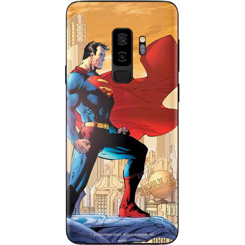 DC Comics Superman For Tomorrow Cover Art by Jim Lee Galaxy S9 Plus Skin