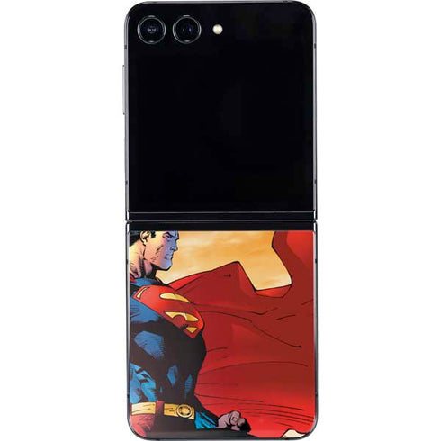 DC Comics Superman For Tomorrow Cover Art by Jim Lee Galaxy Z Flip5 5G Skin