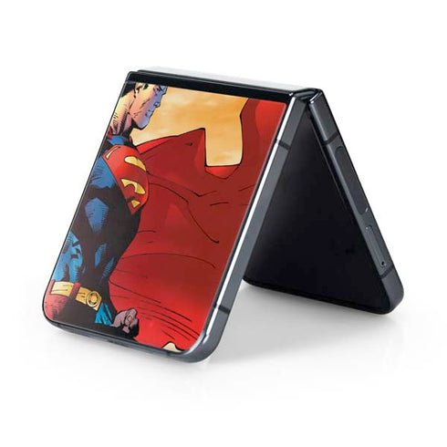 DC Comics Superman For Tomorrow Cover Art by Jim Lee Galaxy Z Flip5 5G Skin