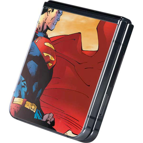 DC Comics Superman For Tomorrow Cover Art by Jim Lee Galaxy Z Flip5 5G Skin