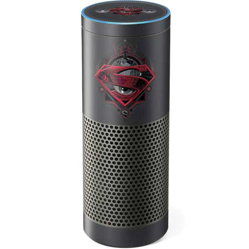 DC Comics Superman Grey Eye Collage Amazon Echo Skin
