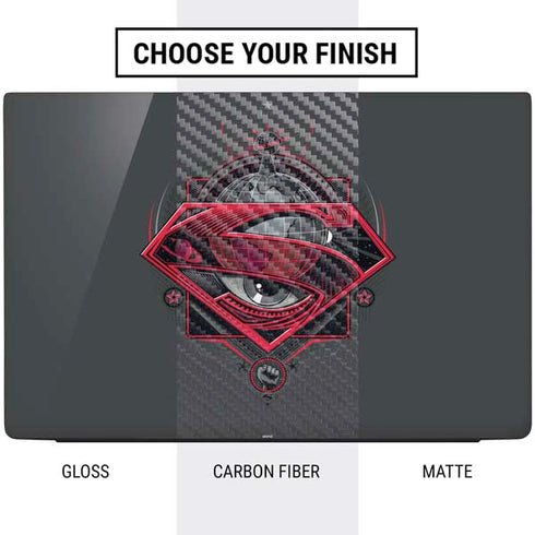 DC Comics Superman Grey Eye Collage Dell Vostro Skin