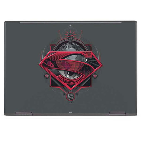 DC Comics Superman Grey Eye Collage HP Envy Skin