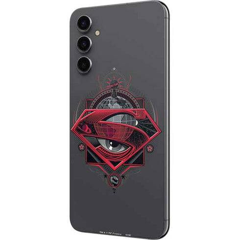 DC Comics Superman Grey Eye Collage Galaxy A14 5G Skin